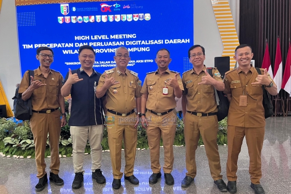 High Level Meeting TP2DD Lampung Bahas Penguatan Sistem Transaksi Non Tunai Daerah
