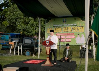 Shalat Idul Adha 1447 H di Labuhan Jukung Berlangsung Khidmat Bersama Wabup Pesisir Barat