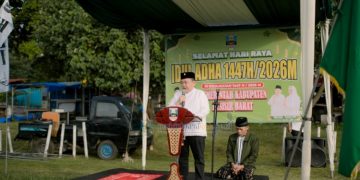 Shalat Idul Adha 1447 H di Labuhan Jukung Berlangsung Khidmat Bersama Wabup Pesisir Barat