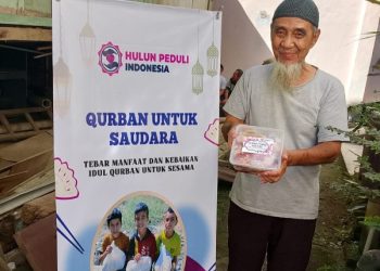 Idul Adha 1447 H, Hulun Peduli Indonesia Berbagi Kebahagiaan untuk Warga Talang Padang