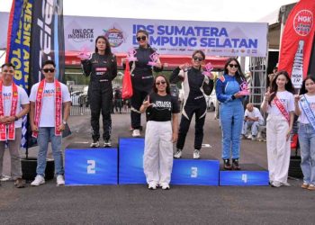 Zita Anjani Support Drifter Wanita di IDS Sumatra 2026