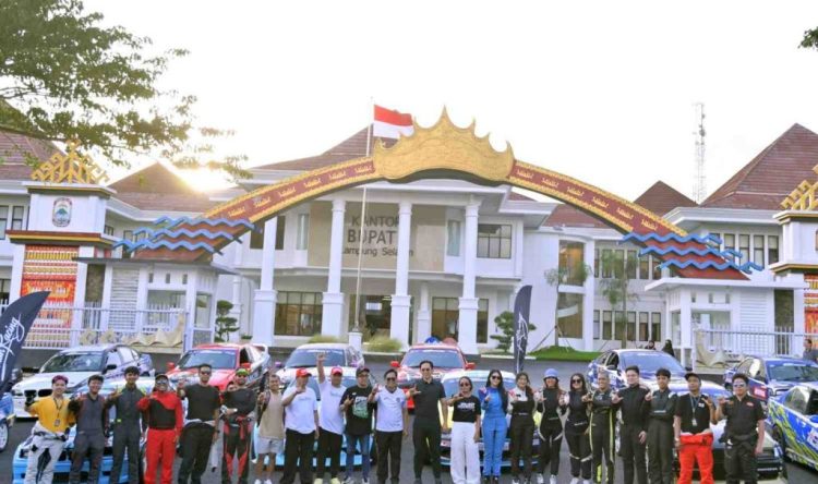 Puluhan Mobil Drift Tiba di Kalianda, Egi Optimistis Dongkrak Ekonomi Daerah