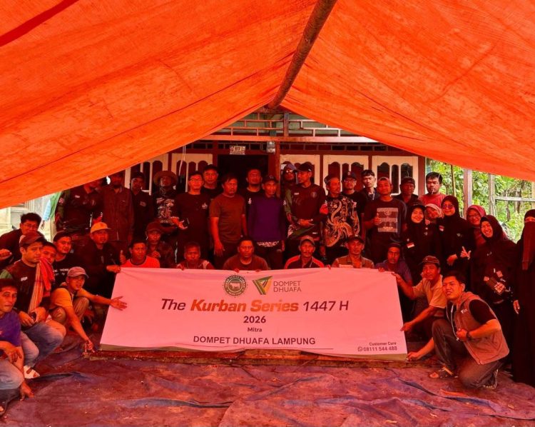 Program The Kurban Series 1447 H, Dompet Dhuafa Lampung Tebar Puluhan Kambing di Pedalaman Sukau