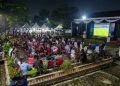 Wakili Pemerintah, Sekdaprov Marindo Kurniawan Hadiri Nobar Piala Dunia dan Tinjau Lapak UMKM