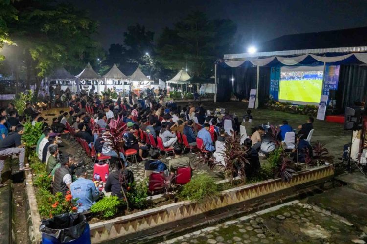 Wakili Pemerintah, Sekdaprov Marindo Kurniawan Hadiri Nobar Piala Dunia dan Tinjau Lapak UMKM