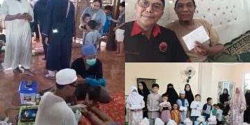Peringati Haul Bung Karno dan 1 Muharam, PDIP Lampung Selatan Santuni Anak Yatim di Natar