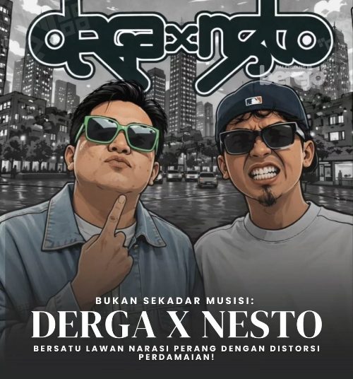 DERGA X NESTO Rilis Single “Mainan Iblis”, Hadirkan Warna Alternative, Rap, dan Funk Rock yang Lebih Berani