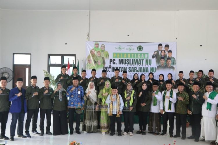 Pelantikan Pengurus Muslimat NU dan ISNU Pesisir Barat, Wabup Tekankan Pengabdian untuk Umat