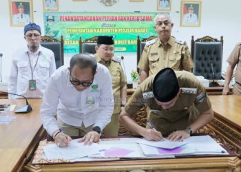 PKS Pemkab Pesisir Barat-TNBBS Fokus pada Jalan Way Haru, Jembatan, dan Pengamanan Kawasan Konservasi