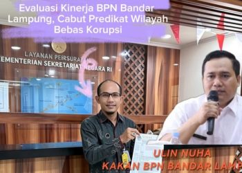 KAMPUD Minta MenPANRB Cabut Predikat WBK Kantor Pertanahan Kota Bandar Lampung