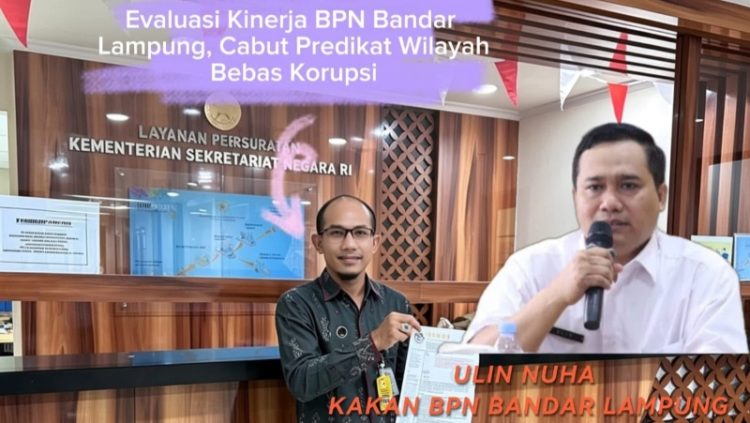 KAMPUD Minta MenPANRB Cabut Predikat WBK Kantor Pertanahan Kota Bandar Lampung