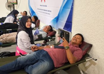 PT Etos Indonusa Rayakan HUT ke-34 dengan Aksi Donor Darah Bersama Forum CSR Lampung dan PMI