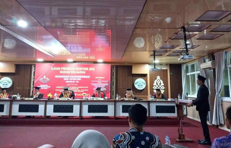 Guru Ponpes Bina Cendekia Luhur Sukses Jalani Promosi Doktor di UIN Raden Intan Lampung