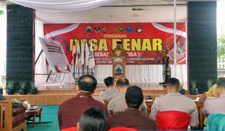 Wabup Syaiful Resmikan Desa Bebas Narkoba di Trimomukti