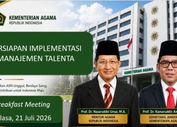 Ikuti Breakfast Meeting Kemenag, Rektor UIN RIL Siap Terapkan Manajemen Talenta ASN
