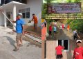 Menyambut HUT RI ke-81, Warga Palem Permai 1 Hajimena Kompak Bersihkan Sungai dan Musala