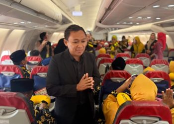 Cetak Sejarah Baru, Holiday Angkasa Wisata Terbangkan Jemaah Umrah Direct Palembang-Jeddah