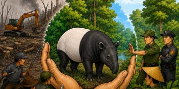 Air Mata Tapir di Tepi Hutan yang Menyusut 