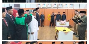 Bupati Saleh Asnawi Lantik 12 Pejabat Tanggamus, Ingatkan Jabatan Bukan Penghargaan Semata