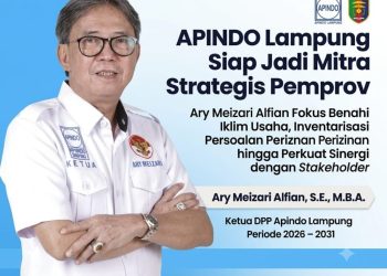 Sinergi Dunia Usaha, APINDO Lampung Siap Jadi Mitra Strategis Pemprov