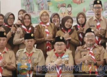 Irawan Topani Minta Pengurus Baru Pramuka Pesisir Barat Jaga Integritas dan Tata Kelola Profesional