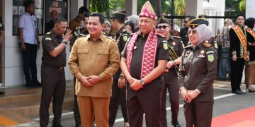 Kunjungi Kejari Banyuasin, Kajati Sumsel Resmikan Gudang PAPBB dan Rumah Dinas