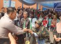 Sinergi Polda Sumsel dan Bulog Perkuat Ketahanan Pangan Lewat Penyaluran Ribuan Paket Bantuan