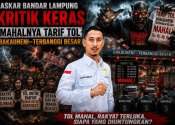 Laskar Bandar Lampung Desak Kementerian PU dan BPJT Buka Dasar Kenaikan Tarif Tol