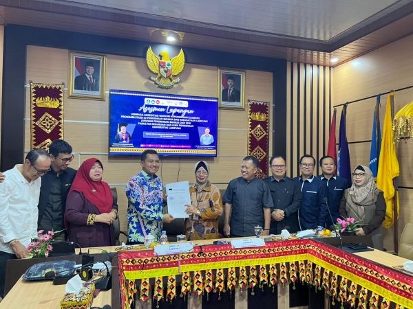Dua Prodi Raih Predikat Unggul, FKIP Unila Perkuat Mutu Pendidikan Tinggi