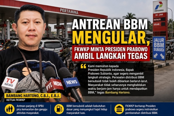 Antrean Pertalite dan Solar Kian Panjang, FKWKP Minta Distribusi BBM Dievaluasi