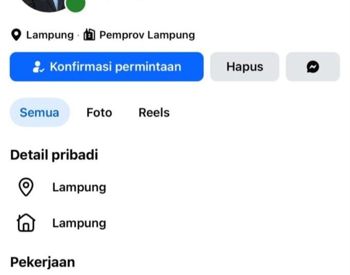 Waspada Penipuan, Sekdaprov Lampung Tegaskan Ada Oknum Catut Nama di WhatsApp dan Medsos