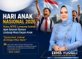 Peringati Hari Anak Nasional 2026, Erma Yusneli Ajak Wujudkan Lingkungan Ramah Anak
