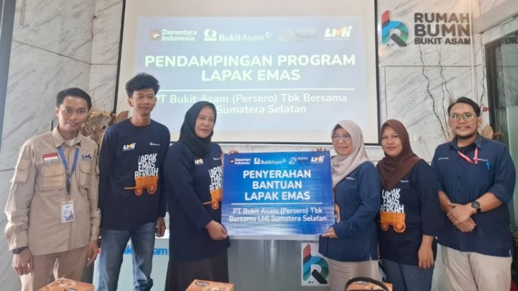 Program Lapak Emas PT Bukit Asam Bantu UMKM Tingkatkan Produktivitas dan Pendapatan