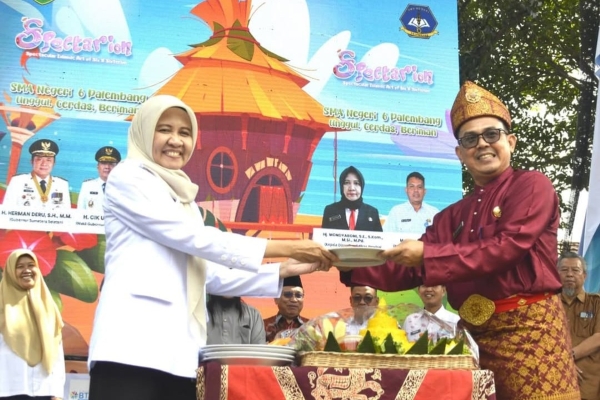 HUT Ke-45 SMAN 6 Palembang, Spectarion 2026 Dorong Lahirnya Generasi Berprestasi