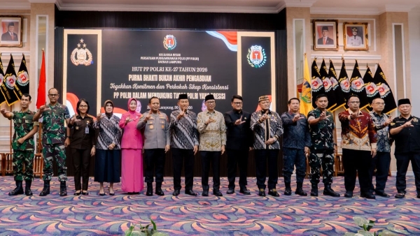 Gubernur Lampung Ajak PP Polri Perkuat Sinergi Jaga Keamanan dan Dukung Pembangunan