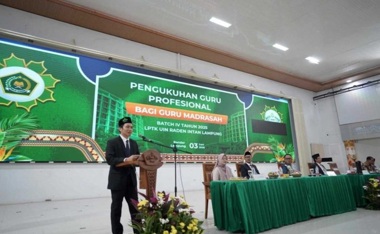991 Guru Madrasah Dikukuhkan UIN Raden Intan Lampung, Tingkat Kelulusan Capai 99,60 Persen