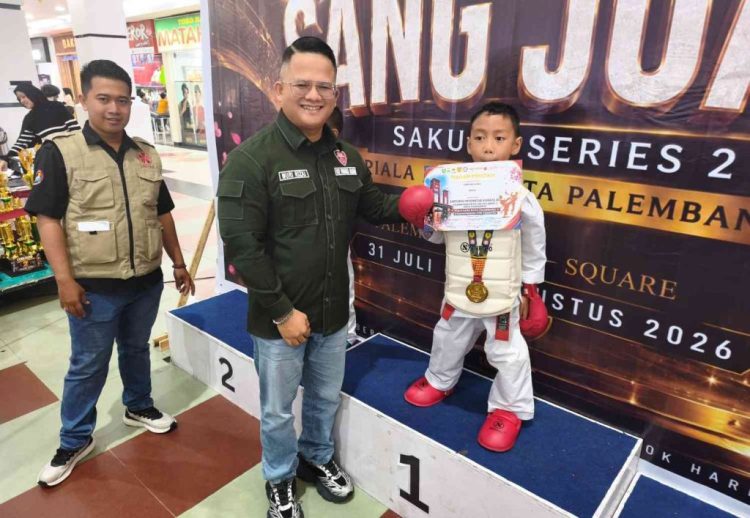 Sekretaris DKW Panji Bangsa Sumsel Muri Rizki Turut Hadiri Pembukaan Kejuaraan Karate Sakura Series II Piala KONI Kota Palembang 2026