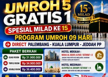 Hanya Sedia 40 Kuota, Sako Tour Tawarkan Diskon Umroh Keberangkatan September 2026