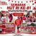 Semarak HUT ke-81 RI, Warga Taman Palem Permai I Hajimena Kompak Gelar Lomba dan Makan Bersama