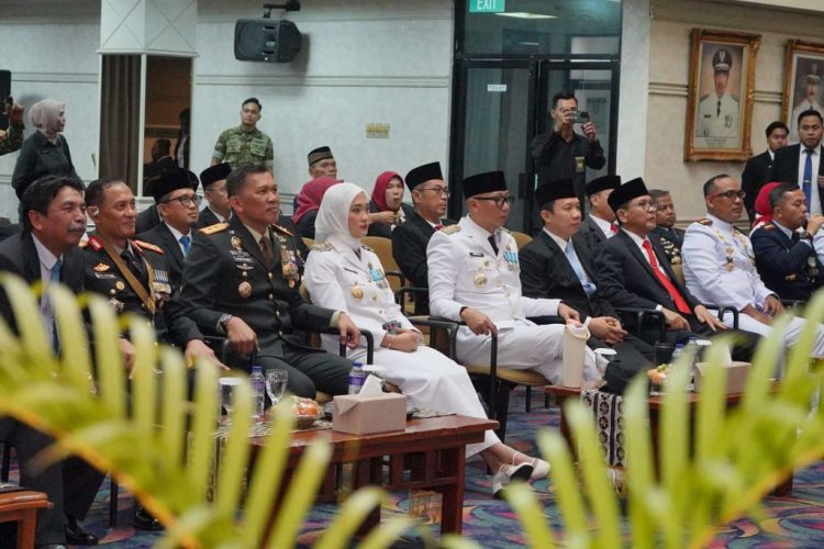 Pemprov Lampung Simak Detik-detik Proklamasi HUT ke-81 RI dari Balai Keratun