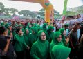 Rayakan HUT ke-81 RI dan HUT Perdana Kodam XXI/Raden Inten, Ribuan Warga Padati Saburai