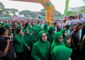 Rayakan HUT ke-81 RI dan HUT Perdana Kodam XXI/Raden Inten, Ribuan Warga Padati Saburai