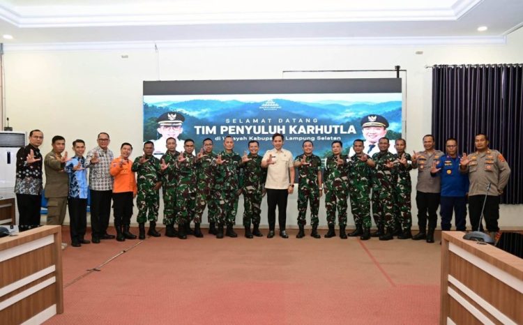 Gandeng Mabes TNI di Kalianda, Bupati Egi Ingatkan Warga Tak Buka Lahan dengan Cara Dibakar