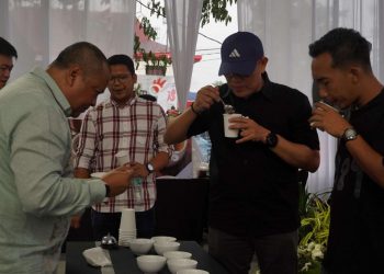 Uji Kepekaan Rasa 24 Barista dan Pegiat Kopi Daerah, Cup Taster Competition 2026 Meriahkan Festival Krakatau