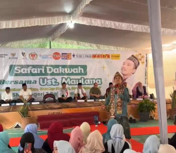 Hadirkan Ustaz Maulana, SMPN 3 Palembang Gelar Safari Dakwah Penguatan Karakter Siswa