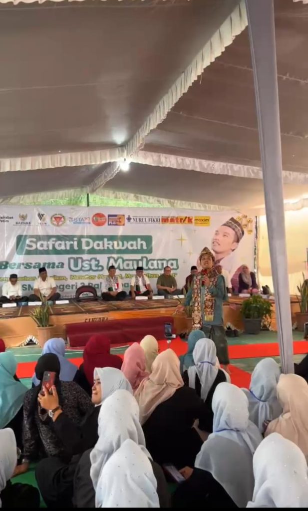 Hadirkan Ustaz Maulana, SMPN 3 Palembang Gelar Safari Dakwah Penguatan Karakter Siswa