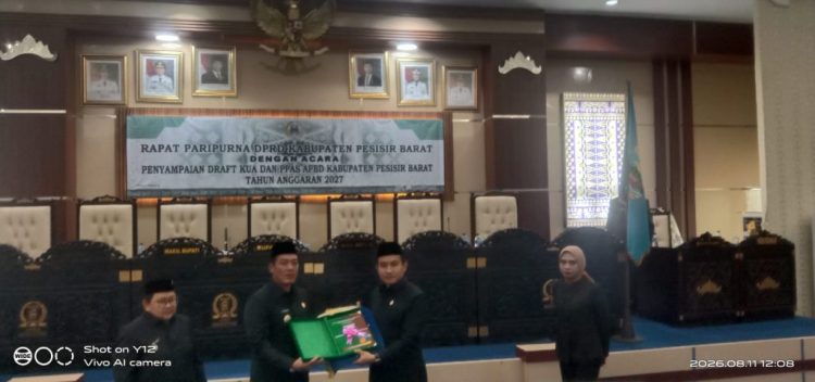 Bahas Rencana APBD 2027, DPRD Pesisir Barat Minta Program Berorientasi Kesejahteraan Masyarakat