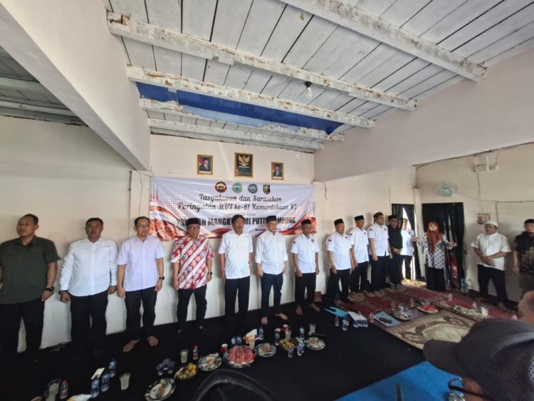 Ikuti Upacara HUT ke-81 RI di Lapangan Korpri, 30 Mantan Napiter Lampung Komitmen Jaga NKRI
