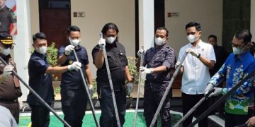 Lapas Kotaagung Ikuti Pemusnahan Barang Bukti Inkracht di Kejari Tanggamus