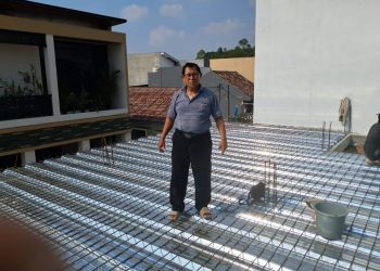 Persiapan Cor Dak Lantai 2 Pondok Tahfizh Al Iman, Panitia Cek Ketahanan Bondek dan Besi